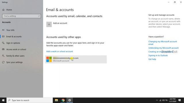 How to remove the microsoft account in windows 10 смотреть онлайн