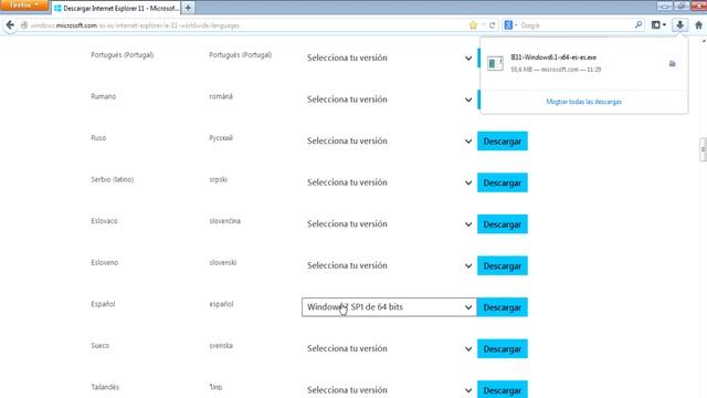Descarga Internet Explorer 11 смотреть онлайн