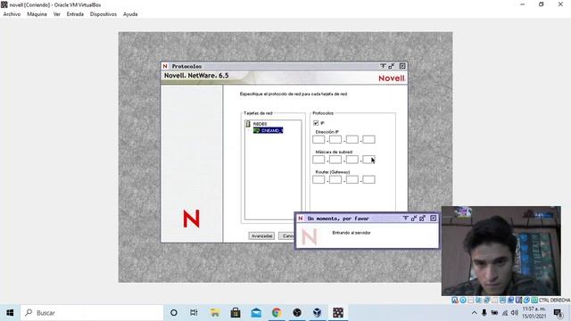 Instalación y configuración de Novell Netware 6.5 смотреть онлайн