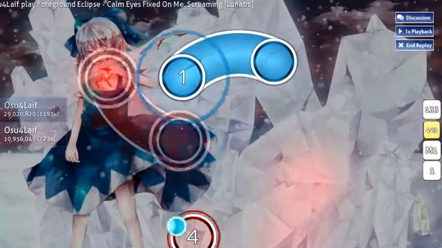 [osu!] Foreground Eclipse - Calm Eyes Fixed On Me, Screaming (Osu4Laif) смотреть онлайн