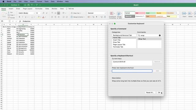 MS Excel in MacOs - Creating Multiple Keyboard shortcuts смотреть онлайн