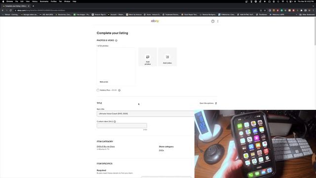 How to add photos to eBay from your smart phone смотреть онлайн