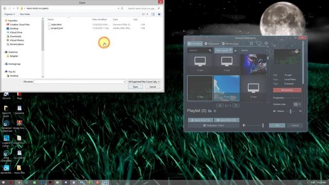 [Wallpaper Engine] Neon Clock смотреть онлайн