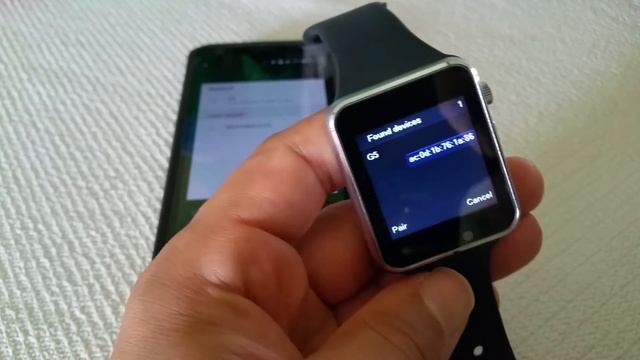 How to pair Fake Apple Smartwatch (A1 smartwatch) to LG G5 смотреть онлайн