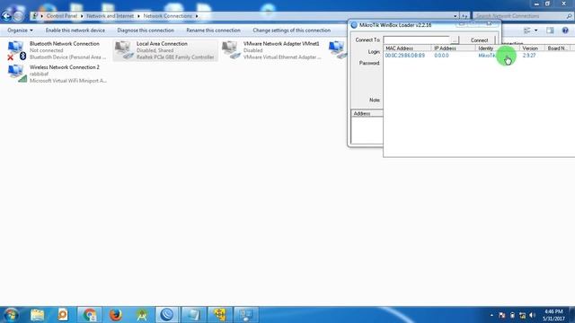 Connect Winbox with Mikrotik on Vmware 1 minute смотреть онлайн