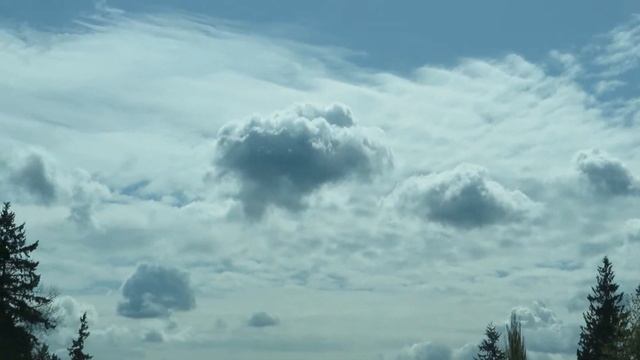 Moment of zen cool looking clouds out of car window while driving MVI 6348 смотреть онлайн