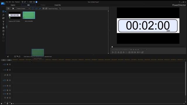 PowerDirector 16 - Countdown Timer смотреть онлайн