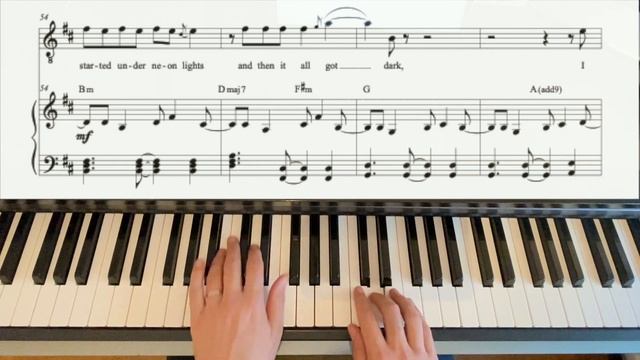 Piano Playalong BAD HABITS by Ed Sheeran, with sheet music, chords, lyrics and melody guide смотреть онлайн