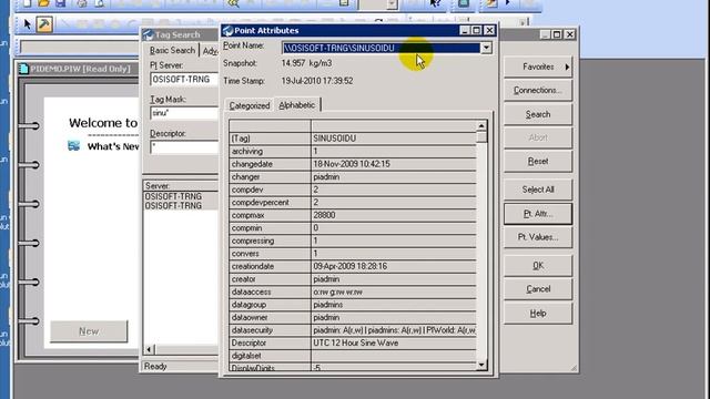 Look at point attributes using a common dialog window смотреть онлайн