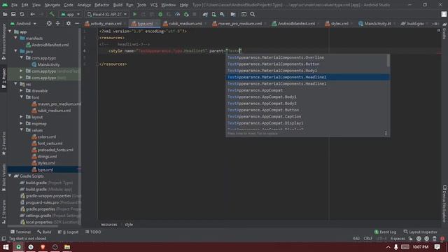 Theming Typography(1/3) Android Studio. Good Practice смотреть онлайн