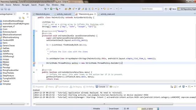 Retrieve Data From Database in Android смотреть онлайн