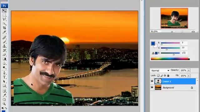 how to change background in photoshop cs3urdu hindi Adobe Photo Shop CS3 in Urdu Tutorial No 9 смотреть онлайн
