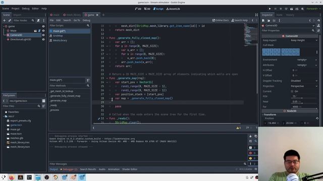 Procedurally generating the maze from the windows 95 screeensaver in godot смотреть онлайн