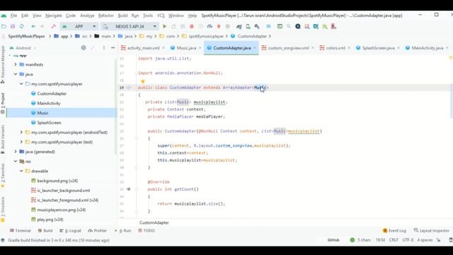 How to make a Music Player Application in Android Studio смотреть онлайн
