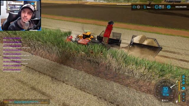 CARREGAMENTO BRUTO DE CANA (FAZENDA DO OCO) | Farming Simulator 22 смотреть онлайн