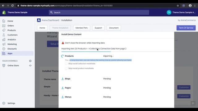 How to Install a Shopify Theme with Arena Dashboard смотреть онлайн