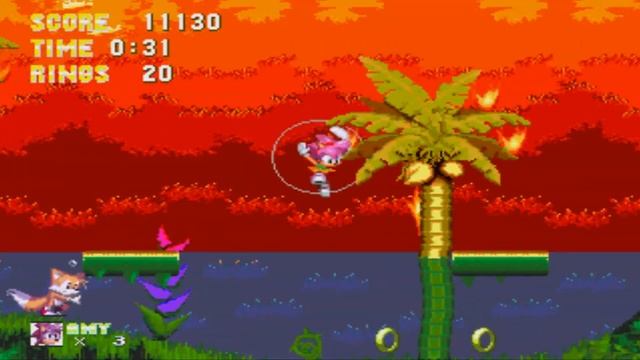 Amy in Sonic 3 (Sonic Hack) смотреть онлайн