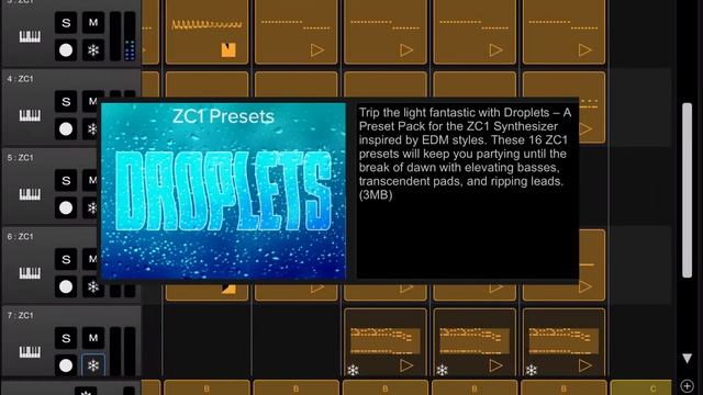 Roland Zenbeats 2.0 - Demo: New Droplets Pack смотреть онлайн
