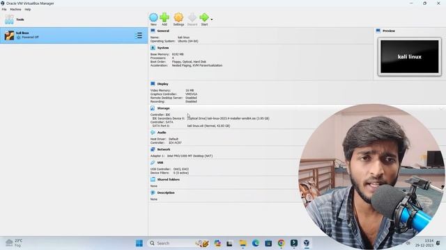 How to Download & Install Kali Linux 2023.4 in Virtual Box On Windows 11 | Kali Linux Install Kare смотреть онлайн