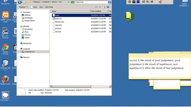 Edit hosts file in Windows 7 смотреть онлайн