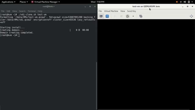 VDI clone with KVM and qemu смотреть онлайн