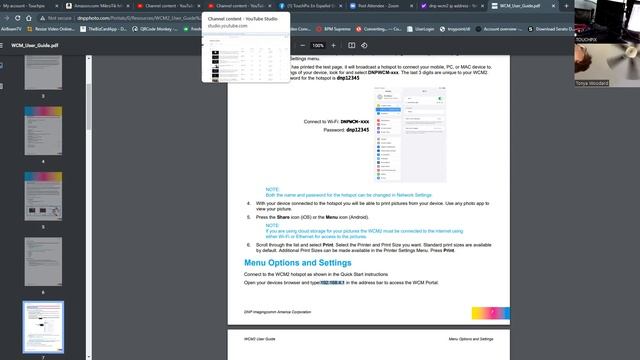 Touchpix| Airprint support| DNP WCM2 Module Setup смотреть онлайн