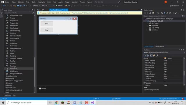 Visual studio autoclicker tutorial | VB.NET смотреть онлайн