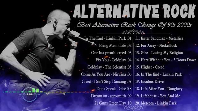 Linkin Park ,Evanescence ,Creed, Coldplay ,Nirvana || Best Of Alternative Rock Songs Of 90s 2000s смотреть онлайн