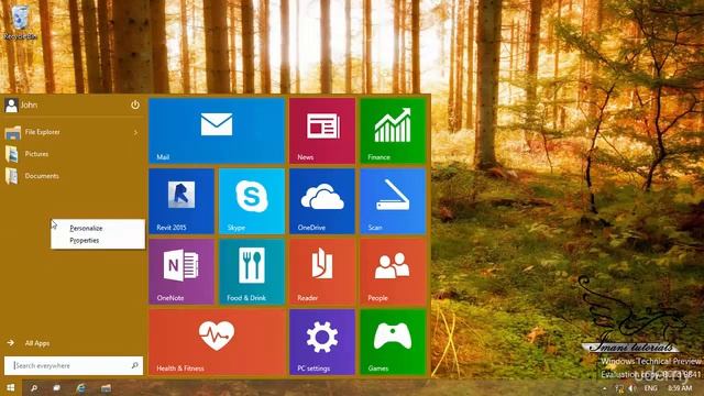 Windows 10 Primer Tutorial How To Work With Start Menu смотреть онлайн
