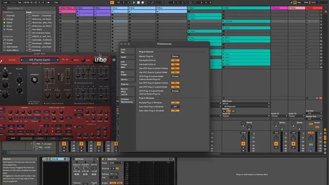 Ableton Live Session View - Multiple plugin windows open at the same time смотреть онлайн