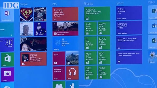 Build 2012: Steve Ballmer shows off an 82-inch Windows 8 slate PC at Build 2012 смотреть онлайн