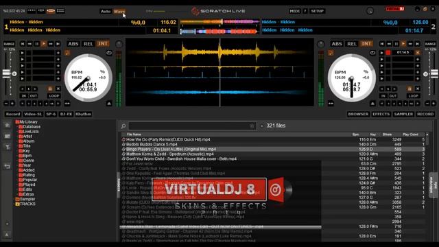 SERATO DJ SKIN V1.3 AND LATEST SKINS & PLUGINS FOR VDJ8 смотреть онлайн