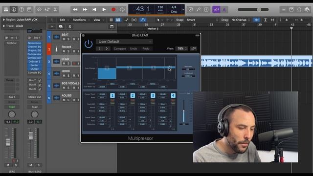 (FREE TEMPLATE!) Rap vocals Using stock plugins (Logic Pro x) смотреть онлайн