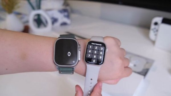 Apple Watch Ultra Titanium Case with Green Alpine Loop Unboxing (49mm) - Biggest Apple Watch by far