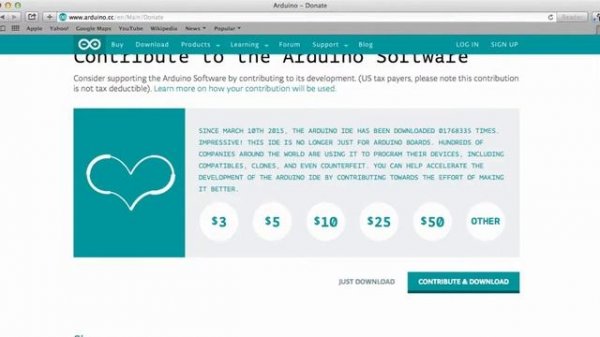 Arduino IDE Install for Mac