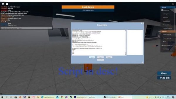 FROSTBITE | FREE ROBLOX EXECUTOR | *NO KEYS* | 2021 |