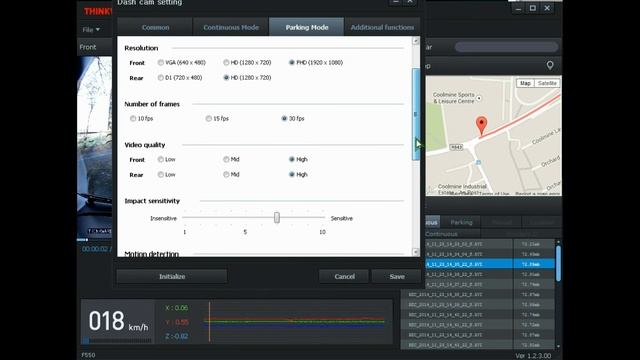Thinkware Dashcam PC Viewer Settings Overview смотреть онлайн