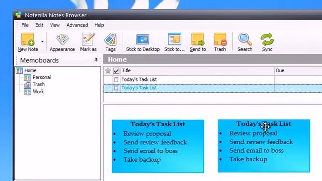 Windows: Duplicating a sticky note in Notezilla 8 on Windows смотреть онлайн
