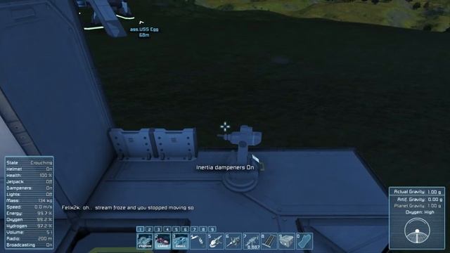 Space Engineers - 2 billion kg ice cube? смотреть онлайн