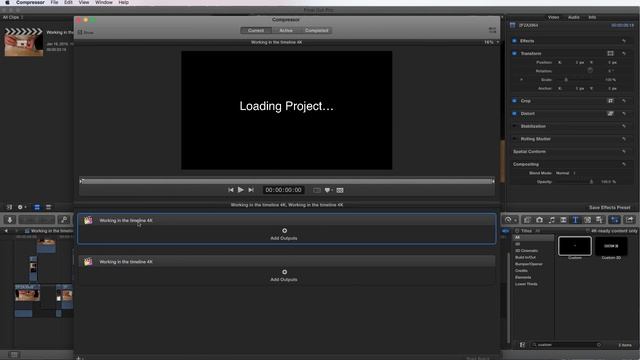 Final Cut Pro X Essentials - Sending to Compressor смотреть онлайн