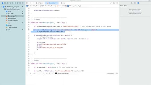 IOS Swift : Open Whatsapp, Telegram, Twitter and Phone Call from iPhone in Contact Us Screen بالعرب смотреть онлайн