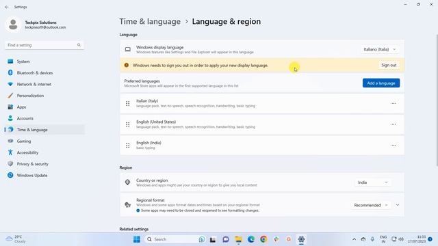 How to Change Language in Windows 11 | Change Keyboard Language смотреть онлайн
