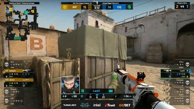 NiP vs Entropiq | Highlights | ESL Pro League Season 14 смотреть онлайн
