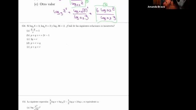 TUTORIA 11: Logaritmos con la Vengadora Amanda смотреть онлайн