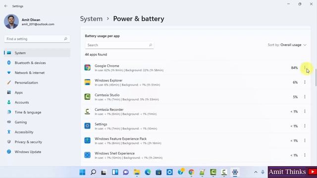 How to check Battery Usage levels per app on Windows 11 смотреть онлайн