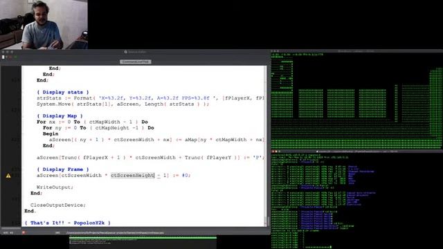 Pop! Live Stream - Code It yourself - First person shooter (Quick and simple Free Pascal) смотреть онлайн