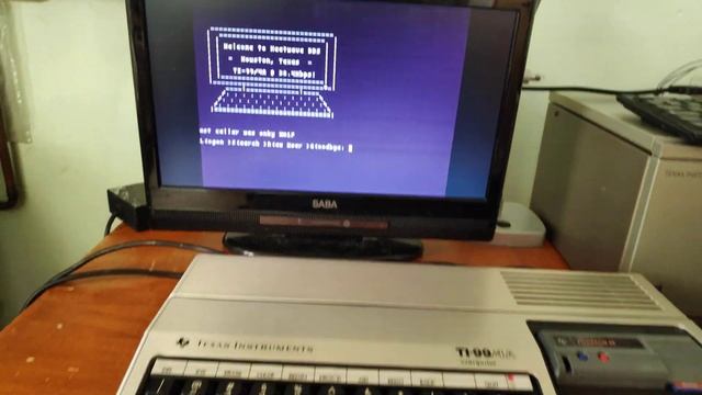 TI-99/4A Computer TIPI PEB Raspberry PI BBS смотреть онлайн