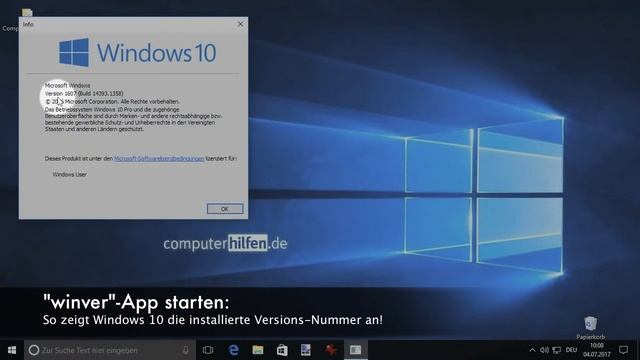 Windows Version + Build-Nummer anzeigen! смотреть онлайн