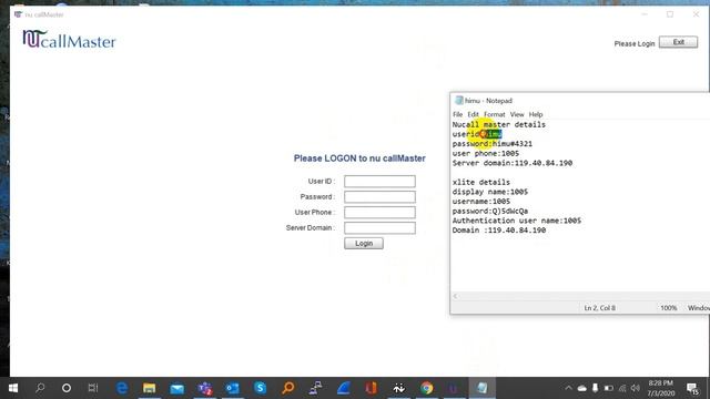 Xlite & NUcalllmaster Setup