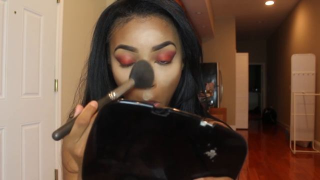 HOT RED | BOLD MAKEUP LOOK смотреть онлайн